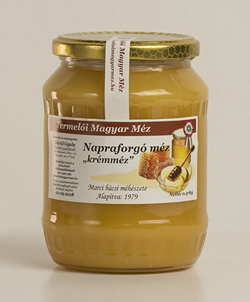 Napraforgó (krém) méz